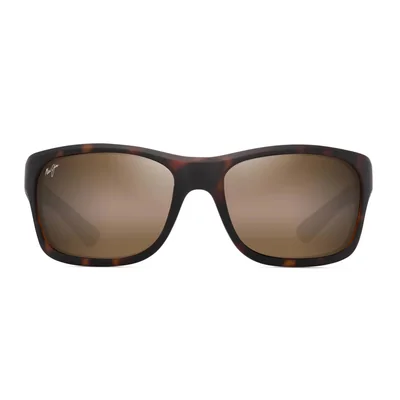 Lentes de Sol Maui Jim Café MJ0681S-002 para Hombre