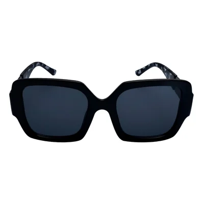 Lentes de Sol Cuadrados Emanuel Ungaro Negro SD9W1055NG para Mujer
