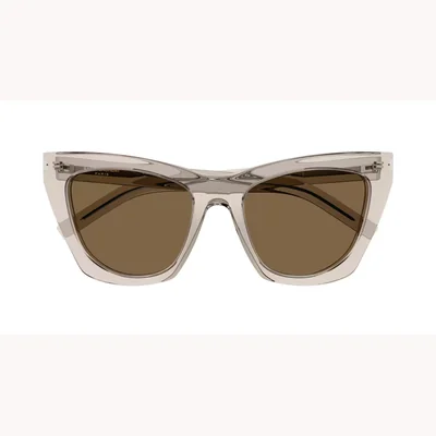 Lentes de Sol Saint Laurent Beige SL 214 KATE para Mujer