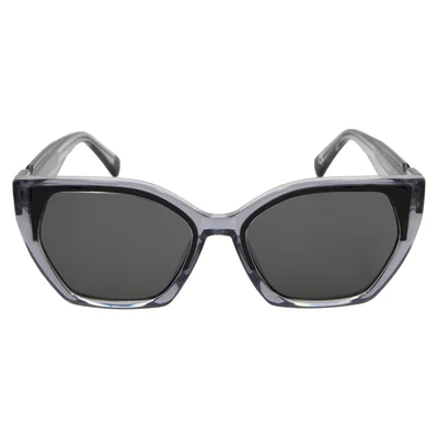 Lentes De Sol Cat Eye Pasta Gris Micas Negras Para Mujer Westies