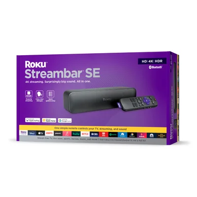 Barra de Sonido Roku Streambar Se 2 En 1 con Transmisión 4k/hd/hdr - Venta Internacional