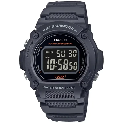 RelojCASIO W-219H-8BVCF Cab Res Core HD DIGI GRY