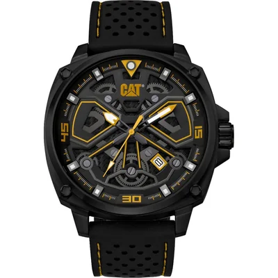 Reloj CAT Tokyo material piel correa color negro