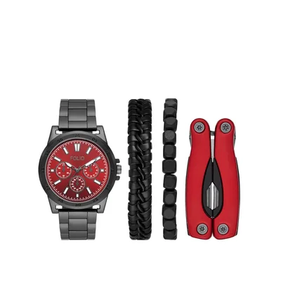 Set Reloj 4 Piezas Mass Market Para Hombre FMDFL6047