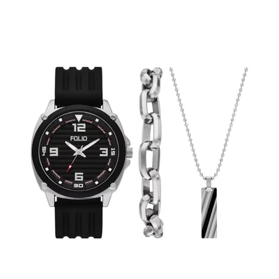Set de Reloj y Pulsera con Collar Folio para Caballero FMDFL6095