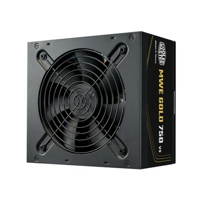 Fuente de Poder Cooler Master MWE GOLD 80 PLUS Gold ATX, 24-pin ATX, 12VHPWR, 120mm, 750W
