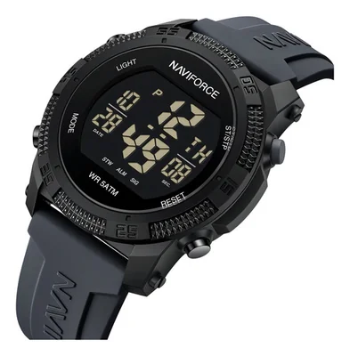 NAVIFORCE relojes deportivos para hombres y mujeres pulsera de siliresistente al agua reloj desperdesperluminoso cronóg