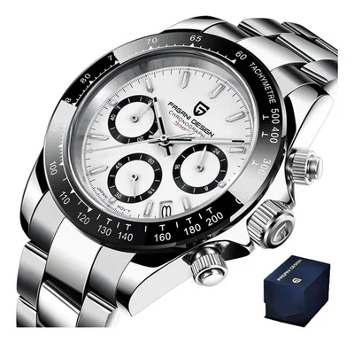 Reloj De Pulsera Analógico De Cuarzo Para Hombre De Acero Pagani PD-1644