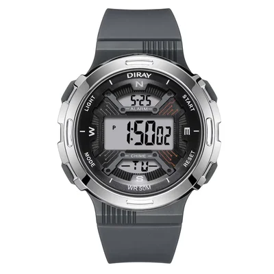 Reloj de Pulsera Diray Gris para Caballero