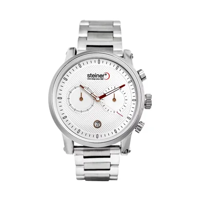 Reloj Análogo Steiner para Caballero ST25378ME Color Plata