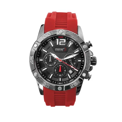 Reloj Análogo para Caballero Steiner ST25383ME Color Rojo
