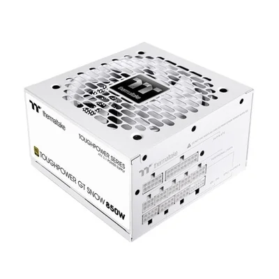 Fuente de Poder Thermaltake Toughpower GT 850W Snow 80 PLUS Gold ATX, Modular, 24-pin ATX, 12VHPWR, 120mm, 850W