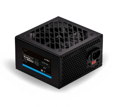Fuente de Poder Acteck Blazar Evo FT600E ATX, 24-pin ATX, 120mm, 600W