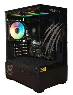 Computadora gamer Grizzly PCG-AMD098 AMD ryzen 5 AMD Radeon Graphics 32 GB RAM 1 TB SSD