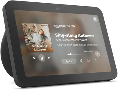 Amazon Asistente de Voz Echo Show 8 Gen 3 8", Inalámbrico, WiFi, Bluetooth, Negro