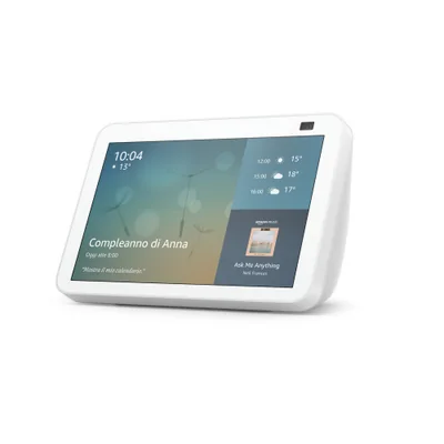 Amazon Asistente de Voz Echo Show 8 Gen 2 8", Inalámbrico, WiFi, Bluetooth, Blanco