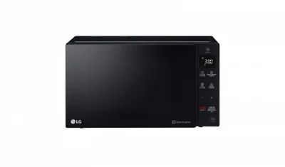LG Horno de Microondas MS1536GIS, 1.5 Pies Cúbicos, 1400W, 42 Litros, Negro
