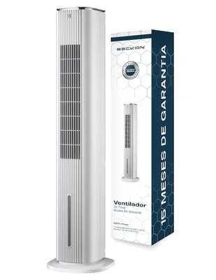 Ventilador 2 en 1 Beckon con control remoto 3 velocidades