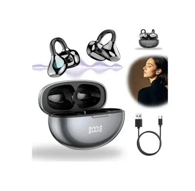 Audífonos Yxg-30 Bluetooth Batería Pantalla Cancelación Ruido Negro