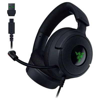 Razer Kraken V4 X Auriculares con Cable para Juegos: Altavoces de 40 m