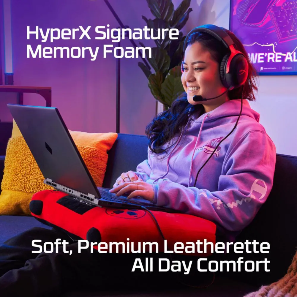 HyperX Cloud III - Rojo Audífonos para Juegos con Cable