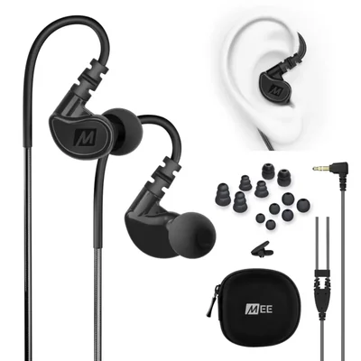 MEE Audio M6 - Auriculares de diadema con cable para auriculares depor