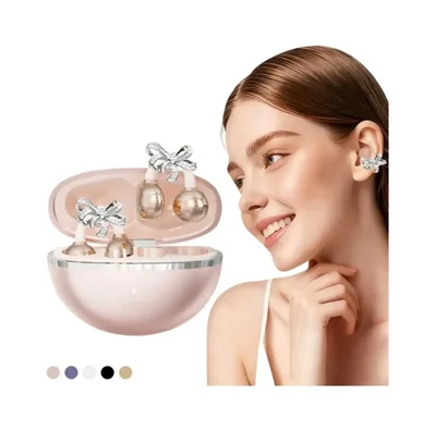 Auriculares Inalámbricos Bluetooth Mariposa Pendiente ROSA