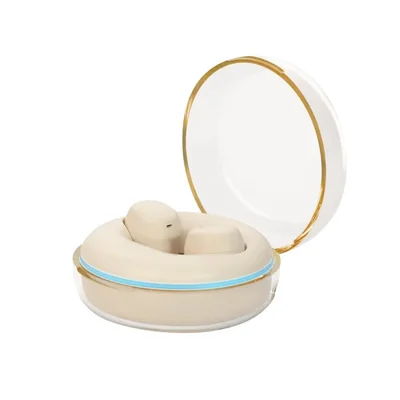 Audífonos gredzen/inalámbricos con batería recargable beige