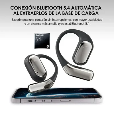 Audífonos Inalámbricos Deportivos Open Ear Bluetooth 5.4