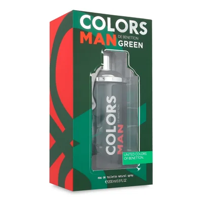 BENETTON COLORS MAN GREEN 200ML EDT