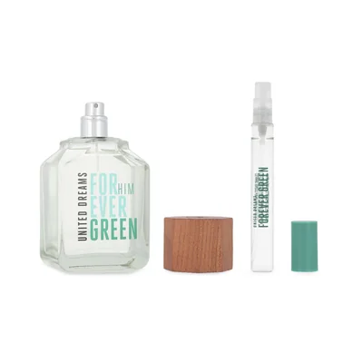 BENETTON UNITED DREAMS FOREVER GREEN HIM 100ML EDT SET