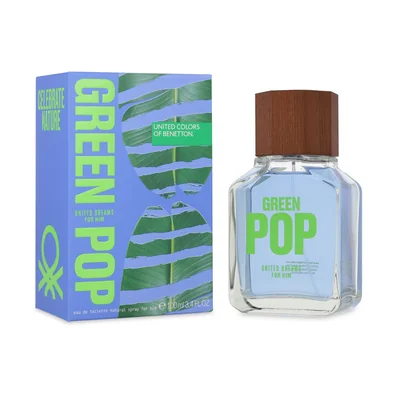 BENETTON UNITED DREAMS GREEN POP FOR HIM 100ML EDT