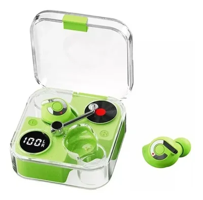 Audifonos Bluetooth Manos Libres E89 Gamer Mode Tws Verde