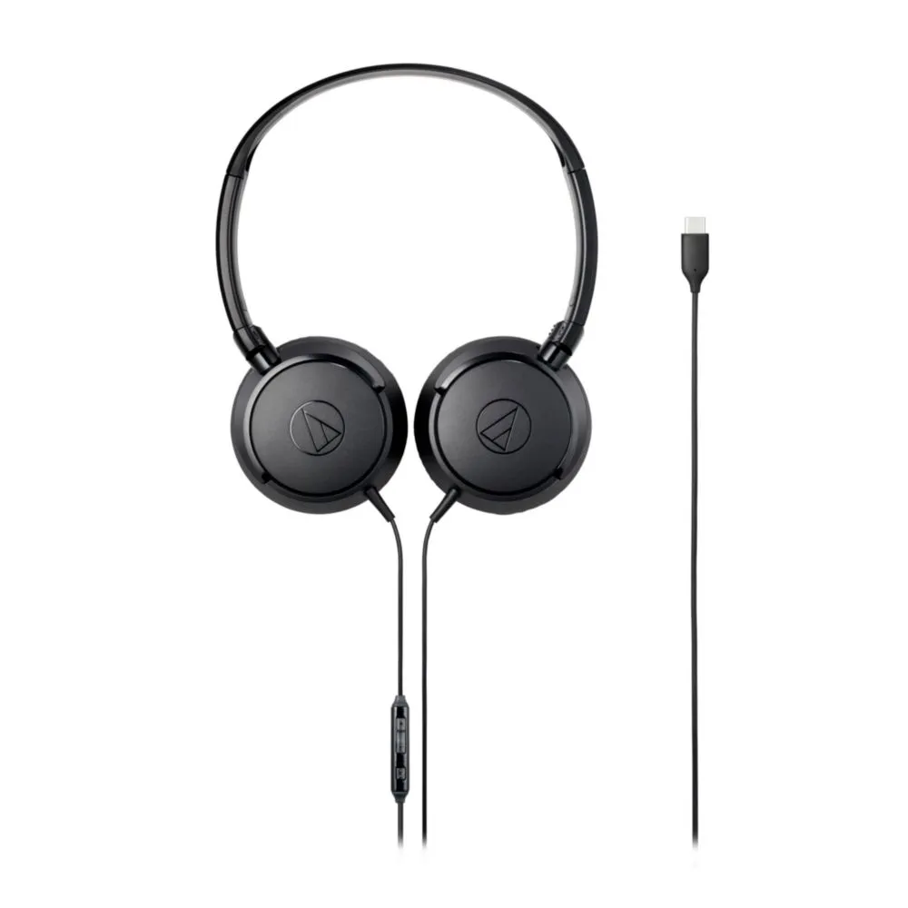 Audífonos - Audio-Technica - ATH-S120C-BK - USB-C - Negro
