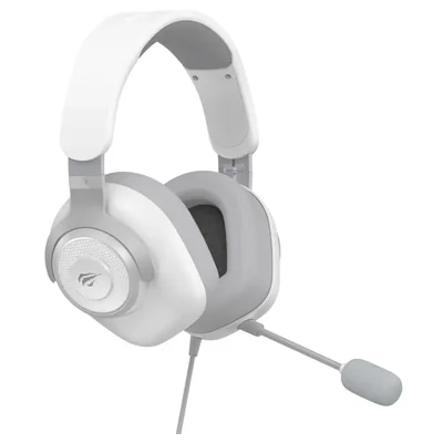 Audífonos Gamer Havit H2230D Diadema Micrófono Desmontable Blanco