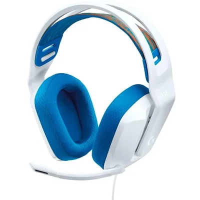Audifonos gamer logitech g335 xbox playstation switch 3.5 mm blanco 981-001017