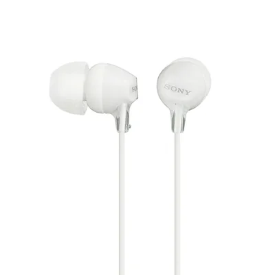 Audífonos Alámbricos Sony MDREX15LP/W Blancos