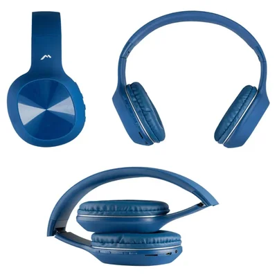 Audifonos Mitzu MH 9390BL Azul Diadema -End
