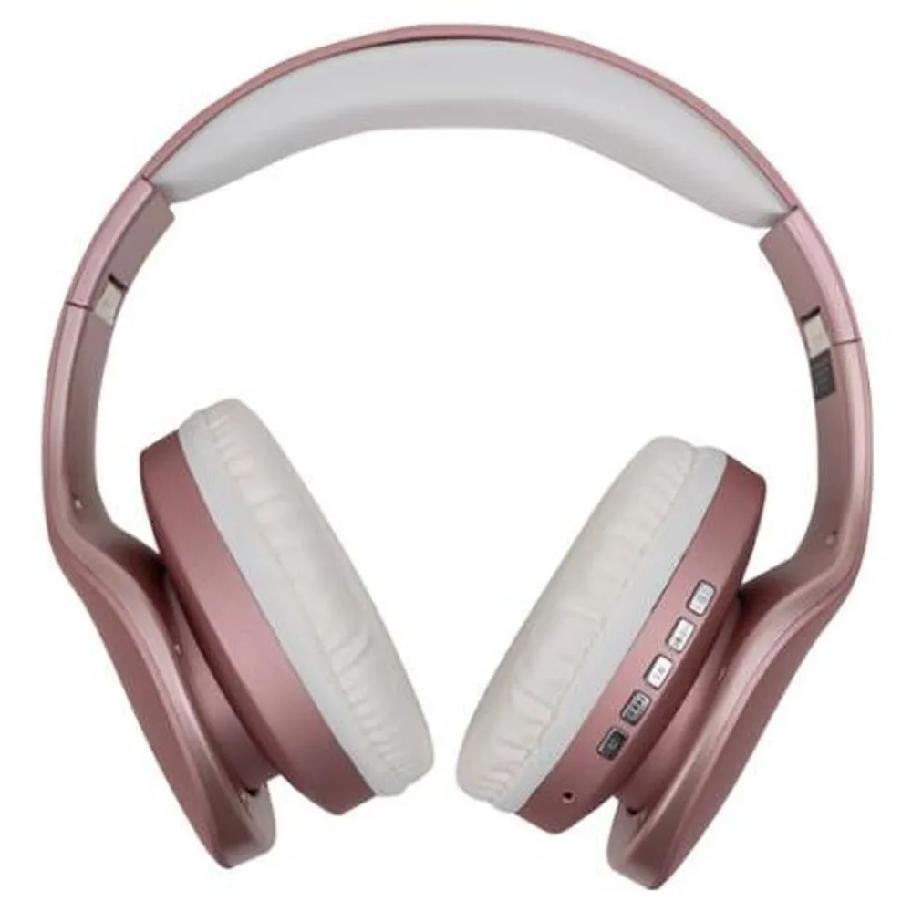 Audífonos Bluetooth Select Sound Tipo Dj Radio Fm Bth025RS