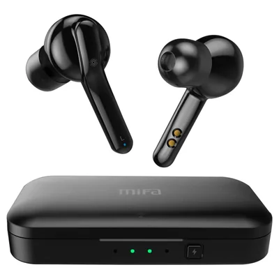 Audífonos Earbuds Wireless Bluetooth 3D Stereo Con Charger Case Zeta Black
