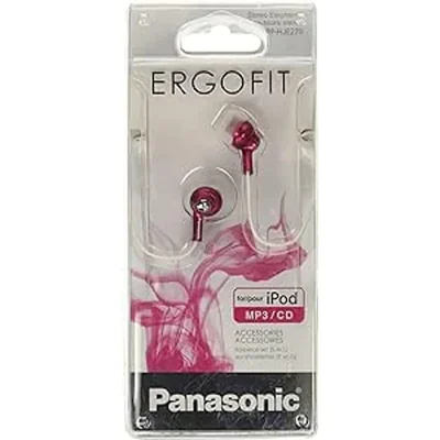 AUDIFONO ROSA ERGONOMICO DE INSERCCION PANASONIC RP-HJE270PPP