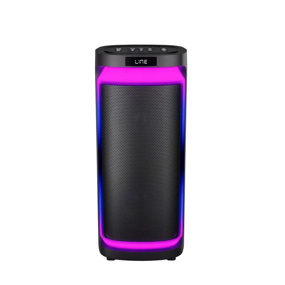 Bocina bafle moon alienpro bluetooth 80w rms recargable rgb