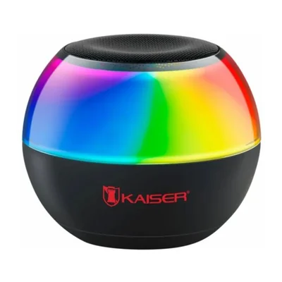 Bocina Bluetooth Recargable Kaiser 2 Pulgadas Negra 19-3010