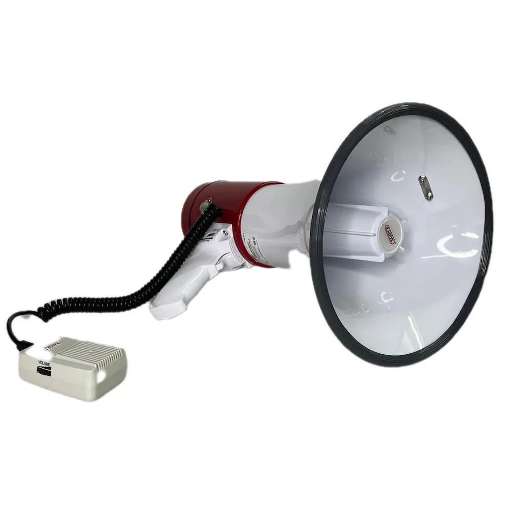 Megafono con bateria recargable usb sd 9pulgadas 25w