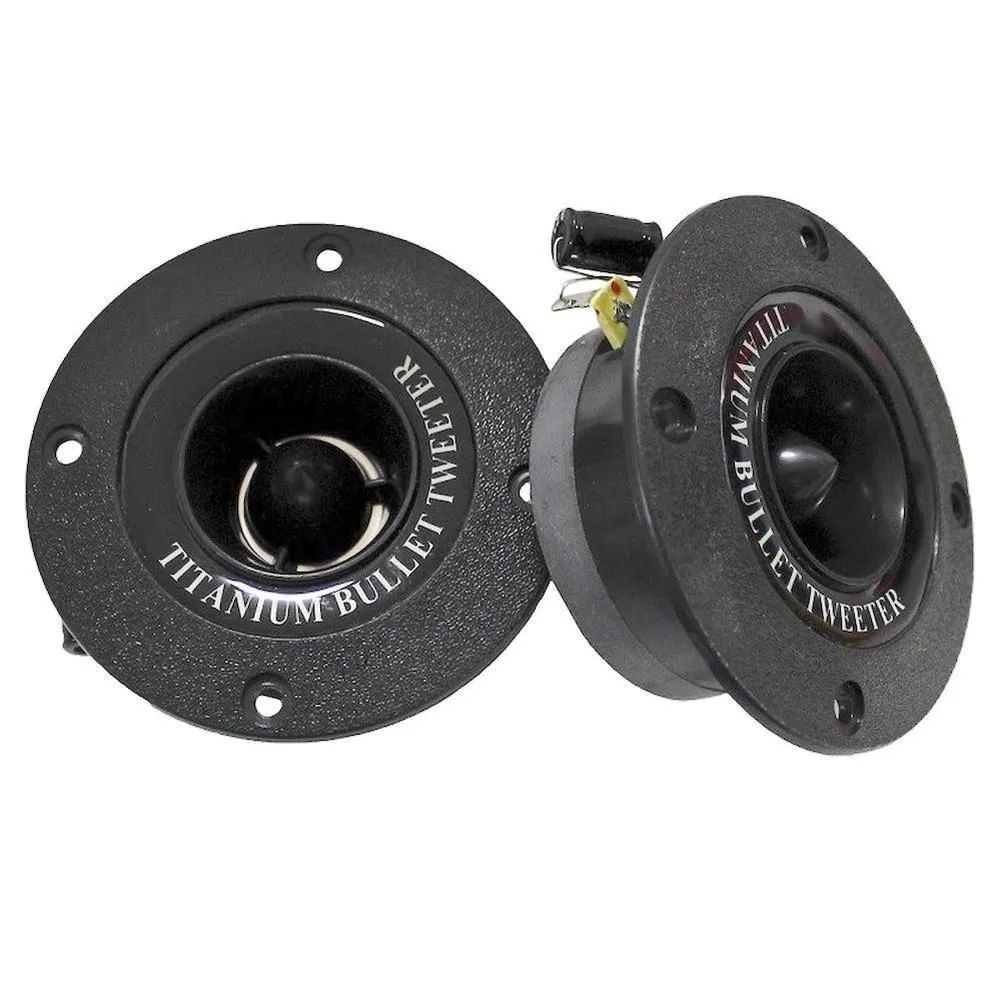 Tweeter bala titanium plastico 400w negro