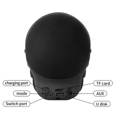 Bocina Bluetooth Yseechens Skull Con Salida Inalámbrica De 8 W
