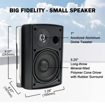 Bocina Bluetooth Para Exteriores Herdio 13,34 Cm 600 W 4 Bocina