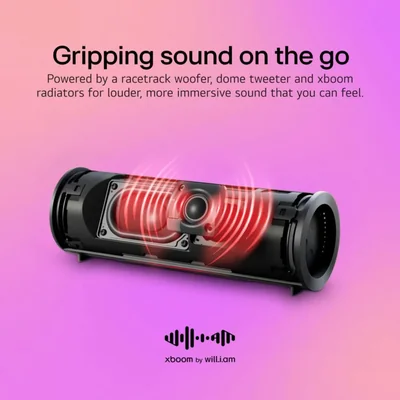 Bocina Bluetooth LG Xboom Grab by will.i.am IP67 20h