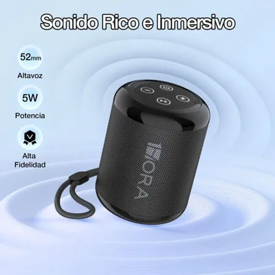 Bocina 1HORA BOC062 y Audifonos G-Tide L42 Negro