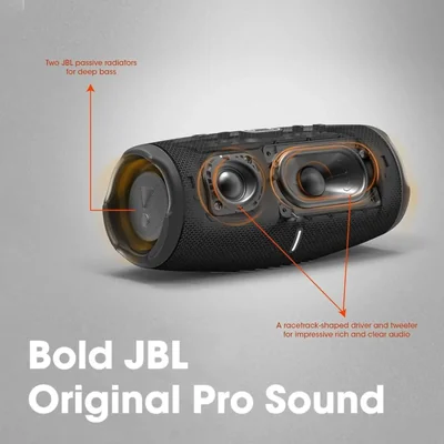 Bocina JBL Charge 5 azul con cable USB-C Case Logic de 6 pies